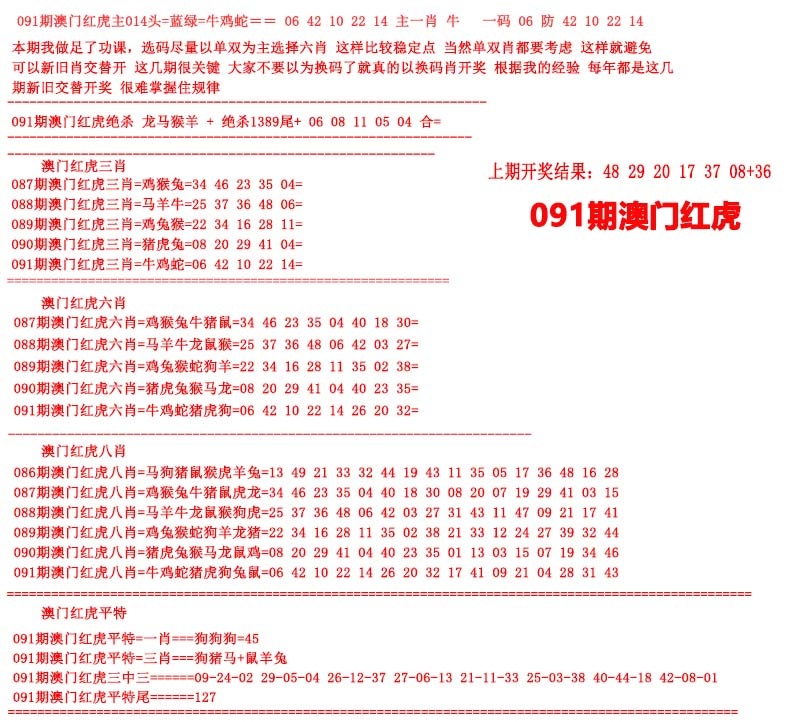 091期红虎图[图]